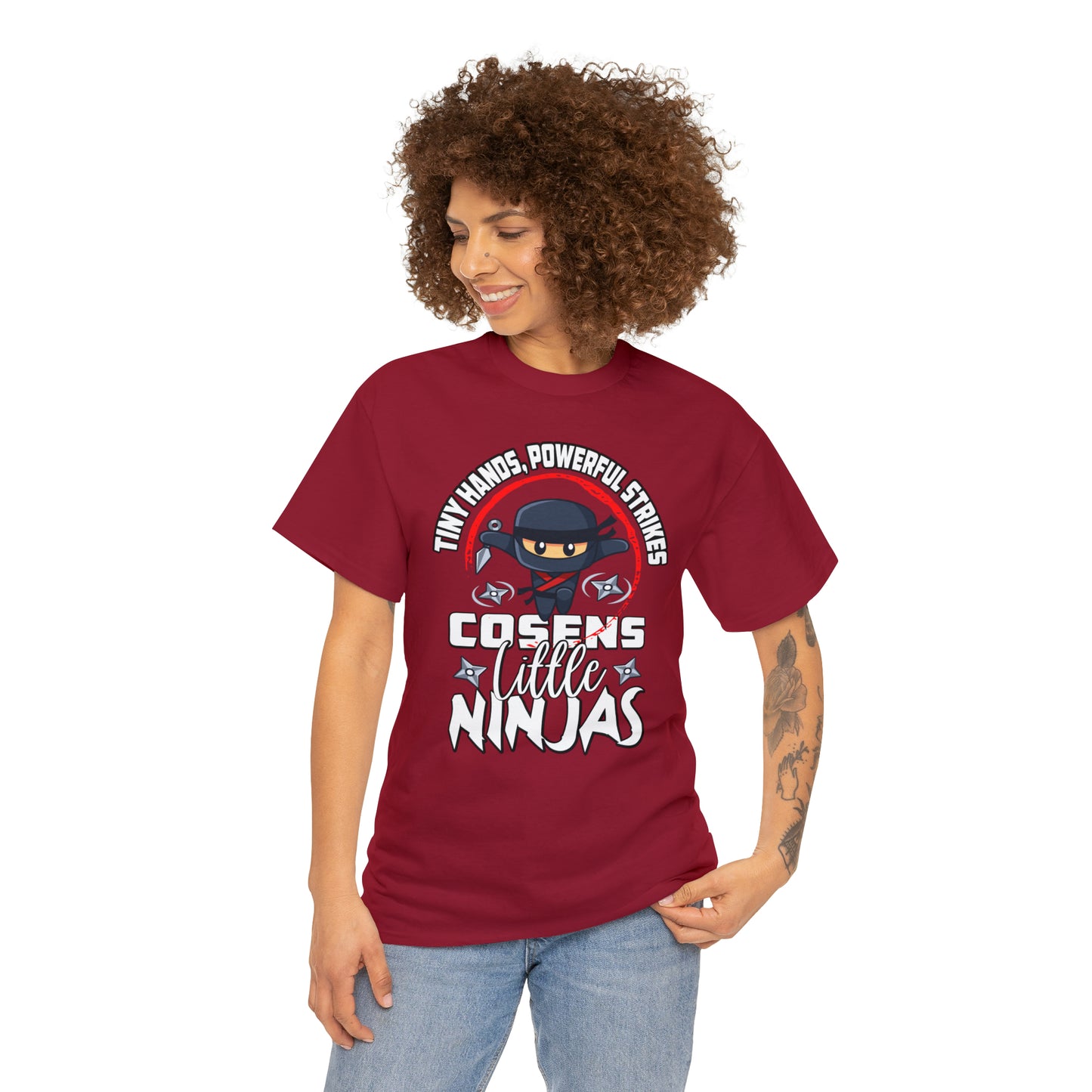 Adult "Little Ninjas" Cosens Martial Arts Unisex Heavy Cotton Tee Unisex Heavy Cotton Tee