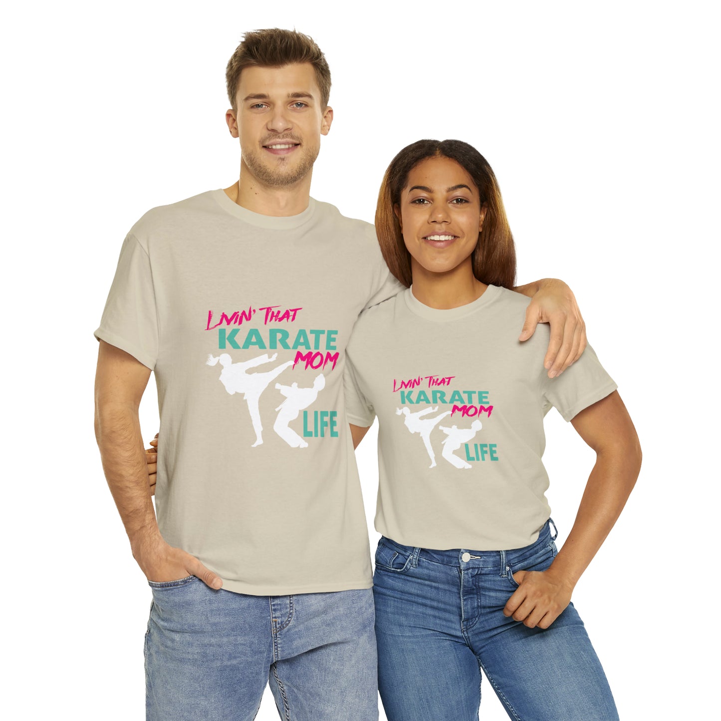 Copy of Livin' That Karate Mom Life Heavy Cotton Tee