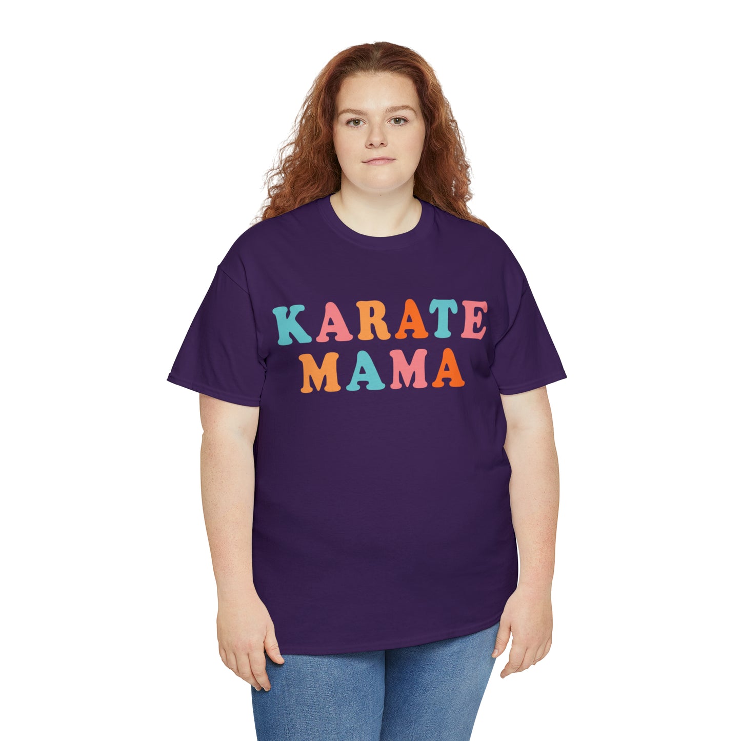Karate Mama, Shirt For Mom, Heavy Cotton Tee