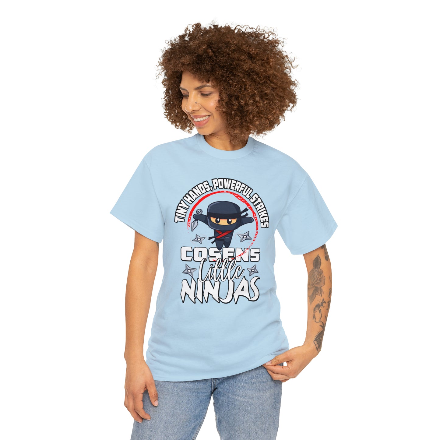 Adult "Little Ninjas" Cosens Martial Arts Unisex Heavy Cotton Tee Unisex Heavy Cotton Tee