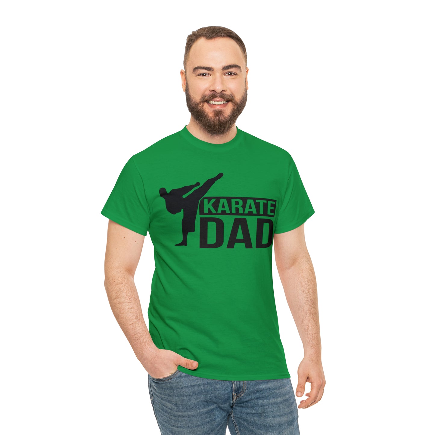 Karate Dad New Heavy Cotton Tee