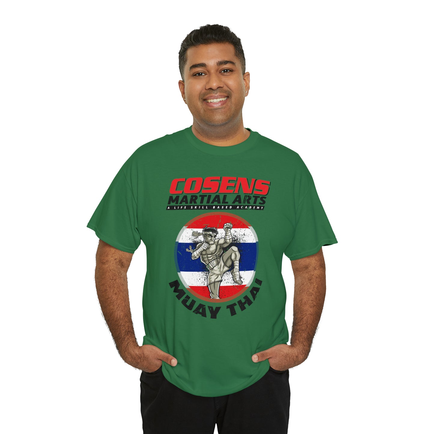 Adult "Muay Thai" Cosens Martial Arts Unisex Heavy Cotton Tee Unisex Heavy Cotton Tee