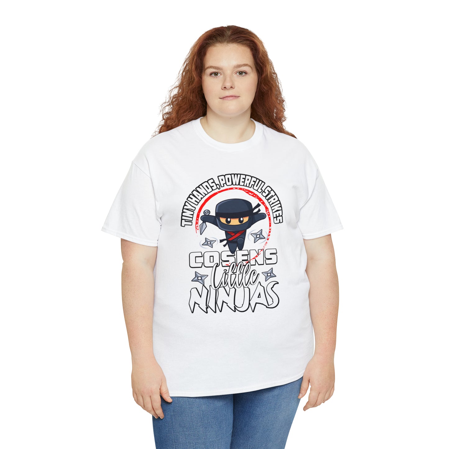 Adult "Little Ninjas" Cosens Martial Arts Unisex Heavy Cotton Tee Unisex Heavy Cotton Tee