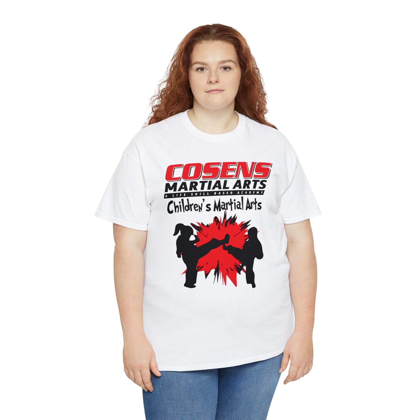 Adult "Childrens Martial Arts" Cosens Martial Arts Unisex Heavy Cotton Tee Unisex Heavy Cotton Tee