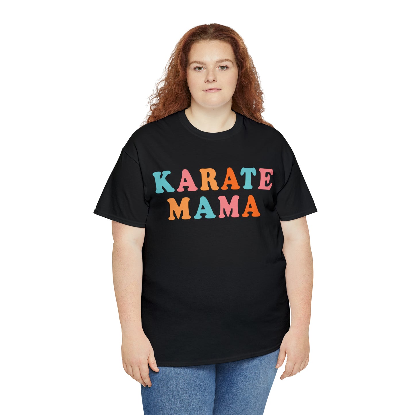 Karate Mama, Shirt For Mom, Heavy Cotton Tee