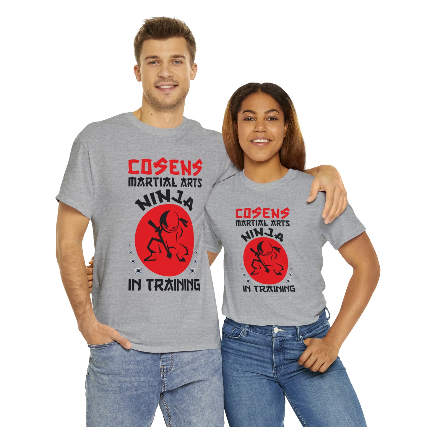Adult "Ninja in Training" Unisex Heavy Cotton Tee