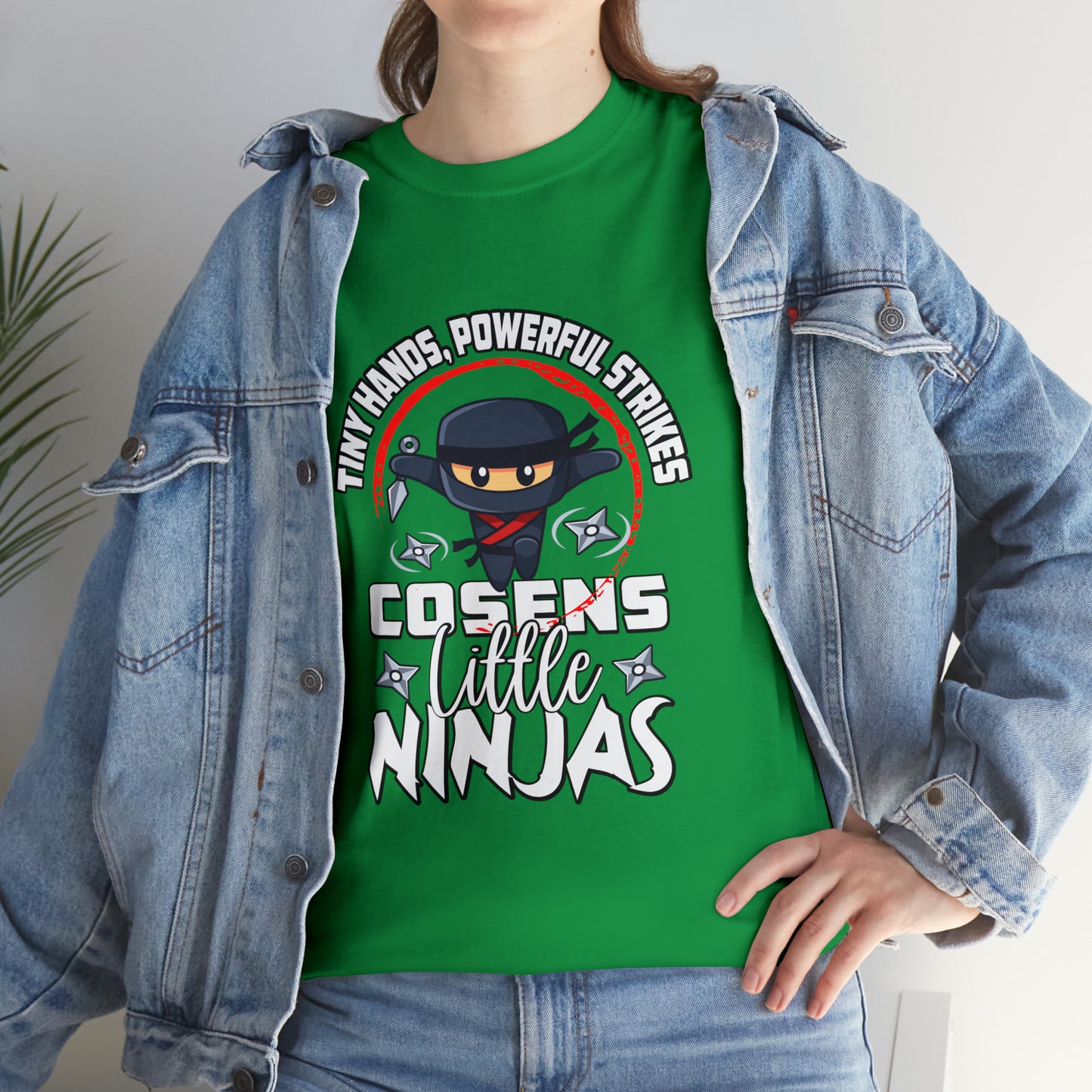 Little Ninjas Adult Unisex Heavy Cotton Tee
