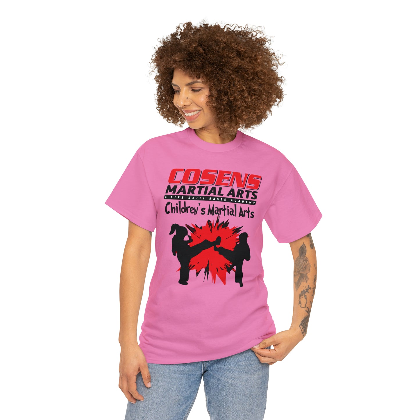 Adult "Childrens Martial Arts" Cosens Martial Arts Unisex Heavy Cotton Tee Unisex Heavy Cotton Tee