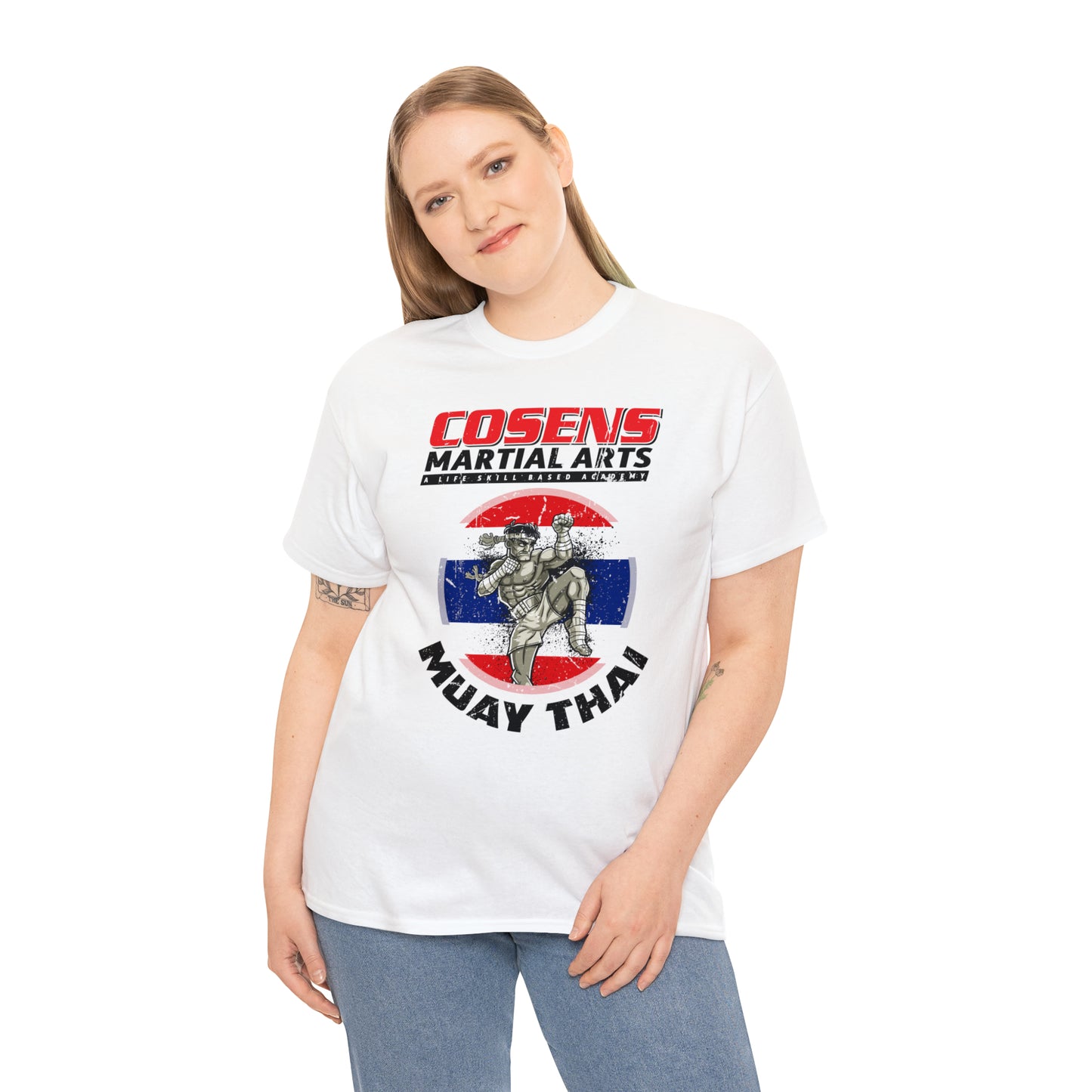 Adult "Muay Thai" Cosens Martial Arts Unisex Heavy Cotton Tee Unisex Heavy Cotton Tee