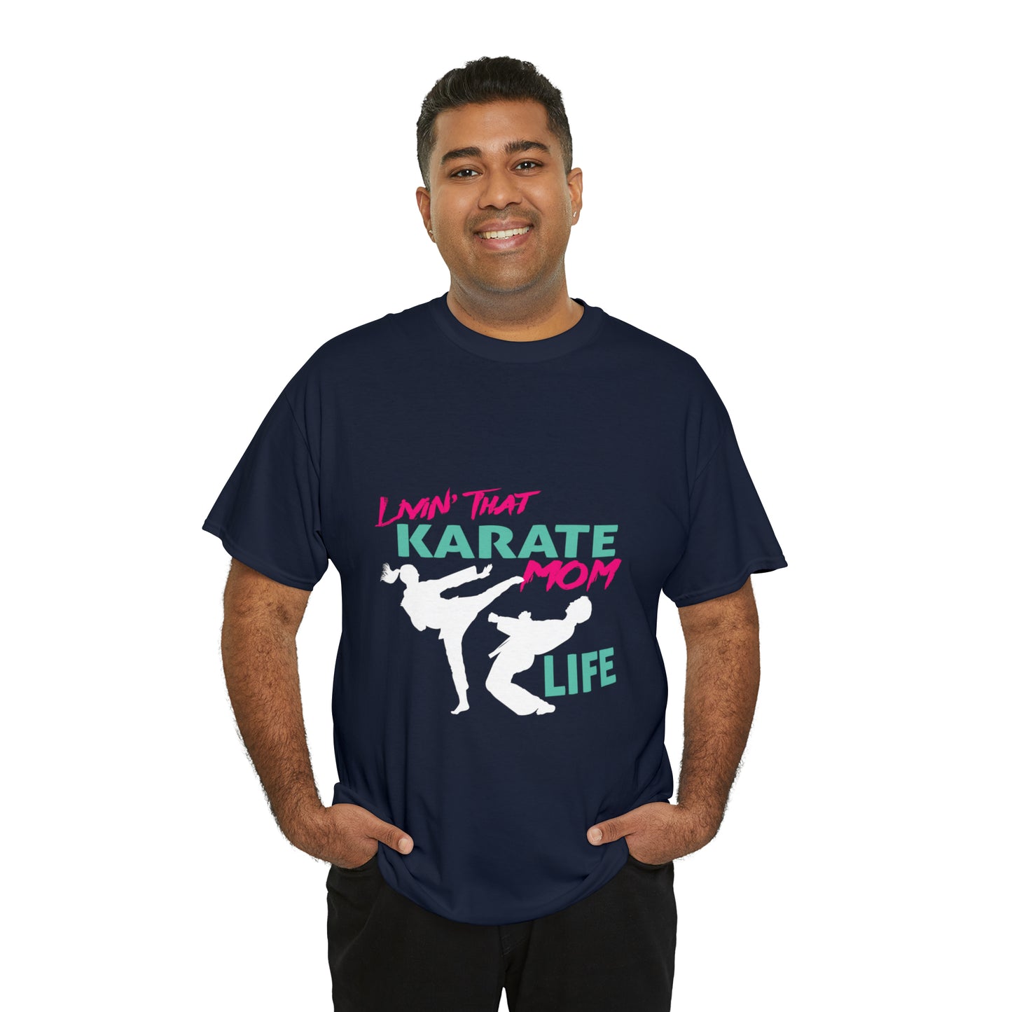 Copy of Livin' That Karate Mom Life Heavy Cotton Tee