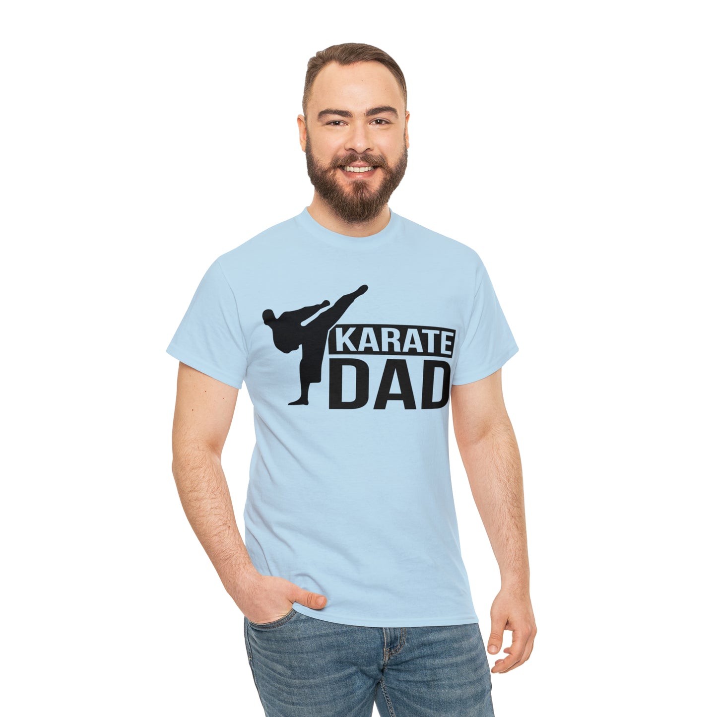 Karate Dad New Heavy Cotton Tee