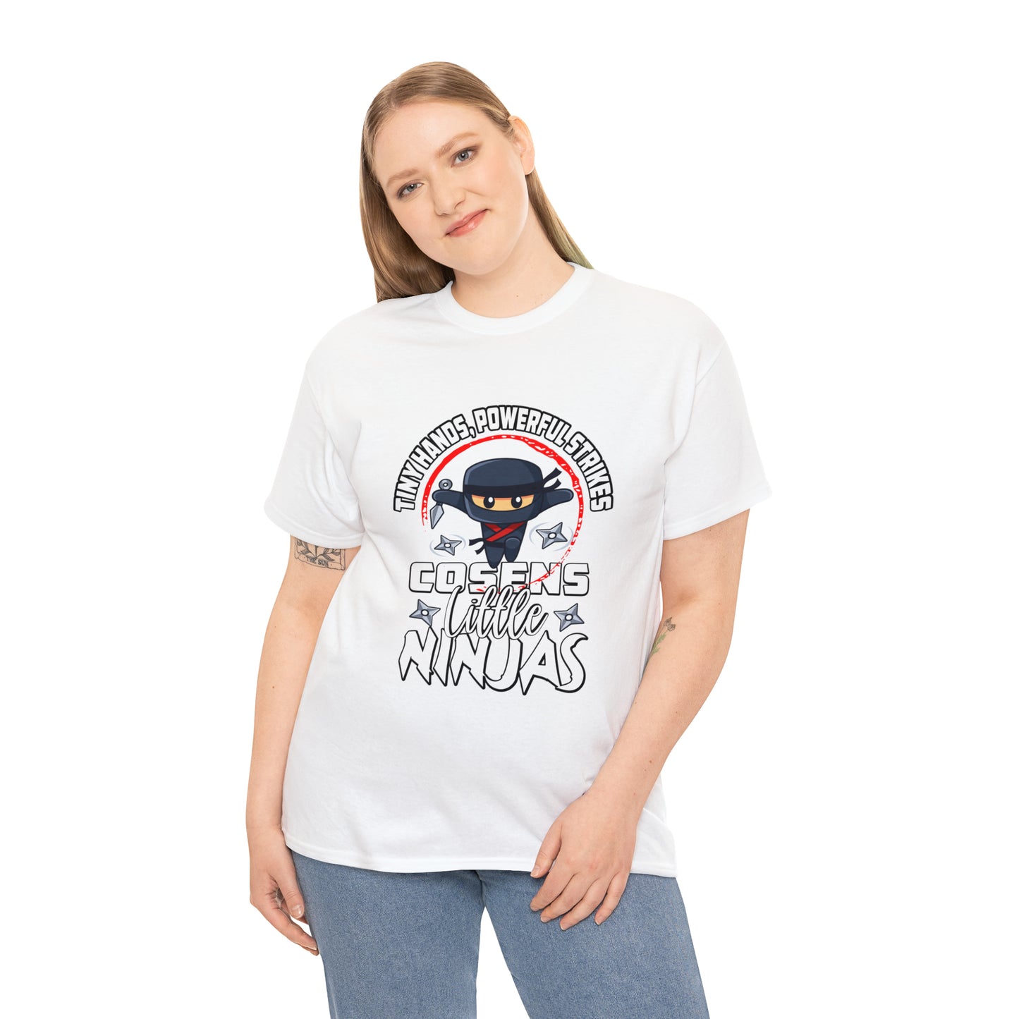 Little Ninjas Adult Unisex Heavy Cotton Tee