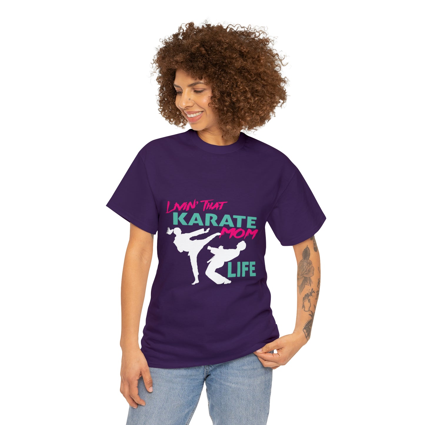 Copy of Livin' That Karate Mom Life Heavy Cotton Tee
