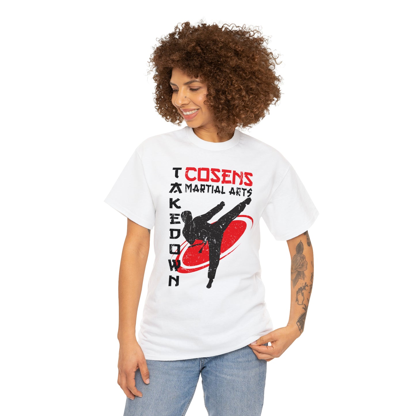 Adult "Takedown" Cosens Martial Arts Unisex Heavy Cotton Tee Unisex Heavy Cotton Tee