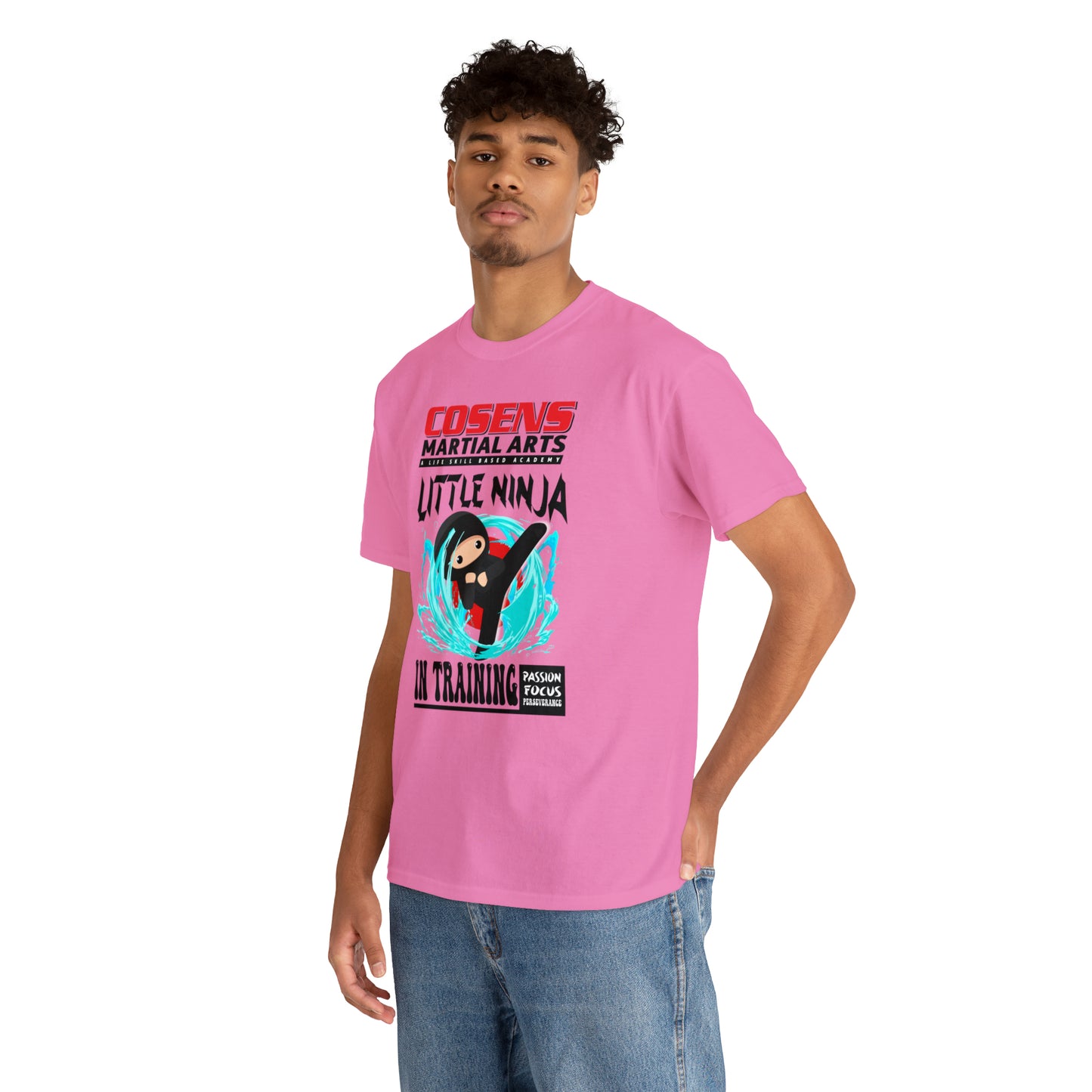 Adult "Little Ninja in Training" Cosens Martial Arts Unisex Heavy Cotton Tee Unisex Heavy Cotton Tee