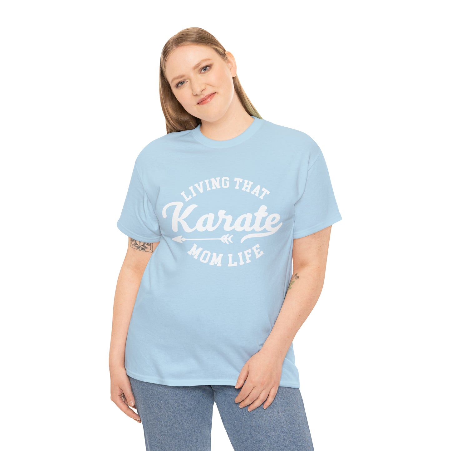 Karate Mom Life! Shirt For Mom, Heavy Cotton Tee