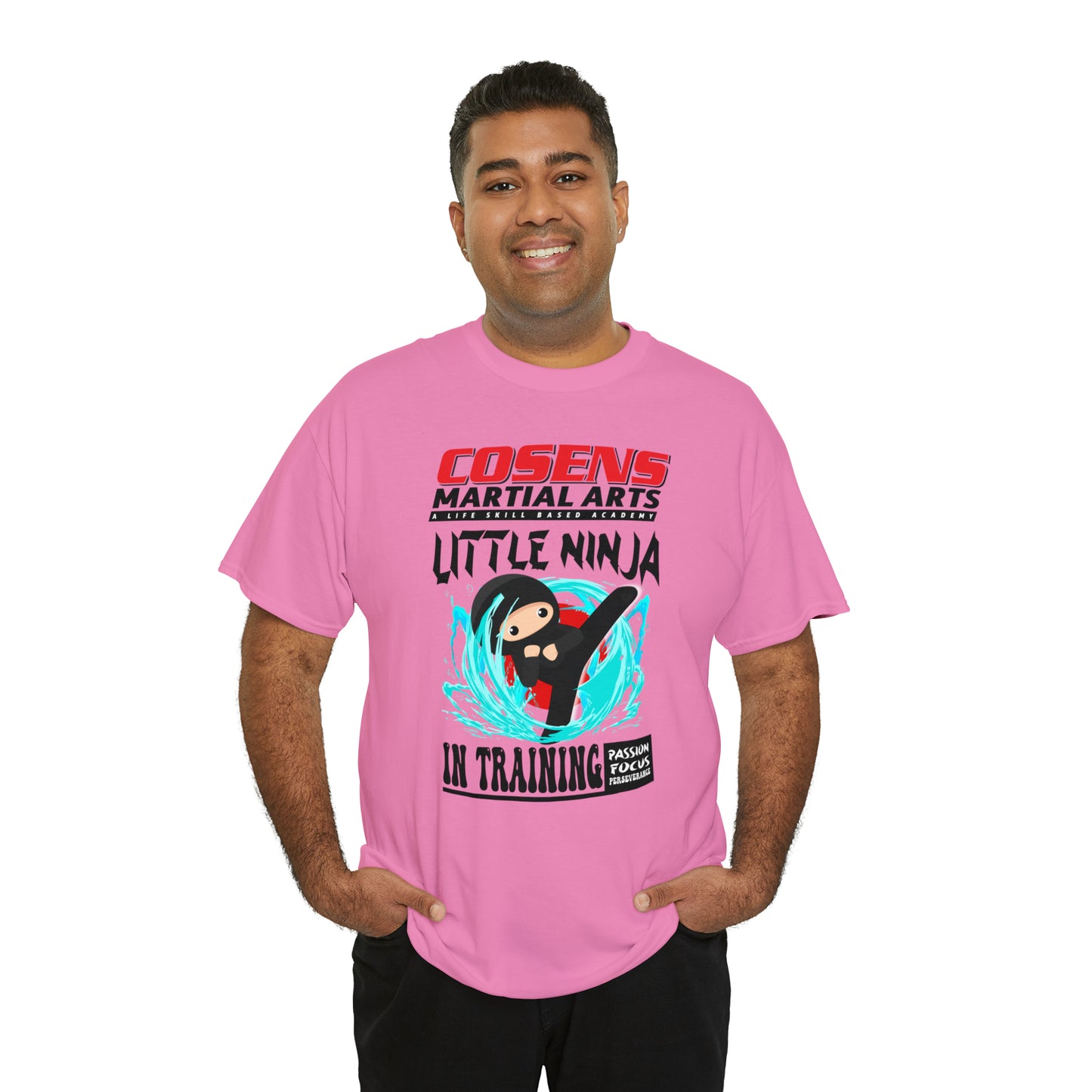 Adult "Little Ninja in Training" Cosens Martial Arts Unisex Heavy Cotton Tee Unisex Heavy Cotton Tee