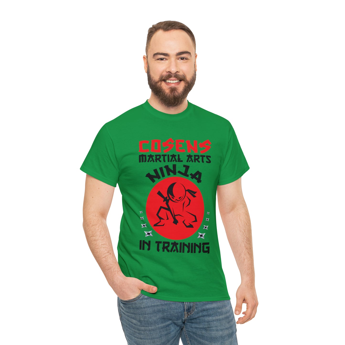 Adult "Ninja in Training" Unisex Heavy Cotton Tee