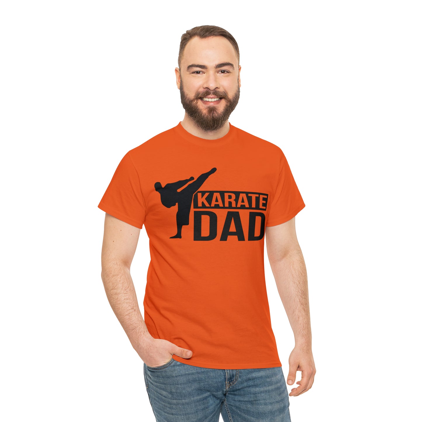 Karate Dad New Heavy Cotton Tee