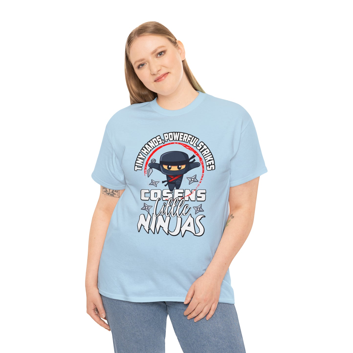 Adult "Little Ninjas" Cosens Martial Arts Unisex Heavy Cotton Tee Unisex Heavy Cotton Tee