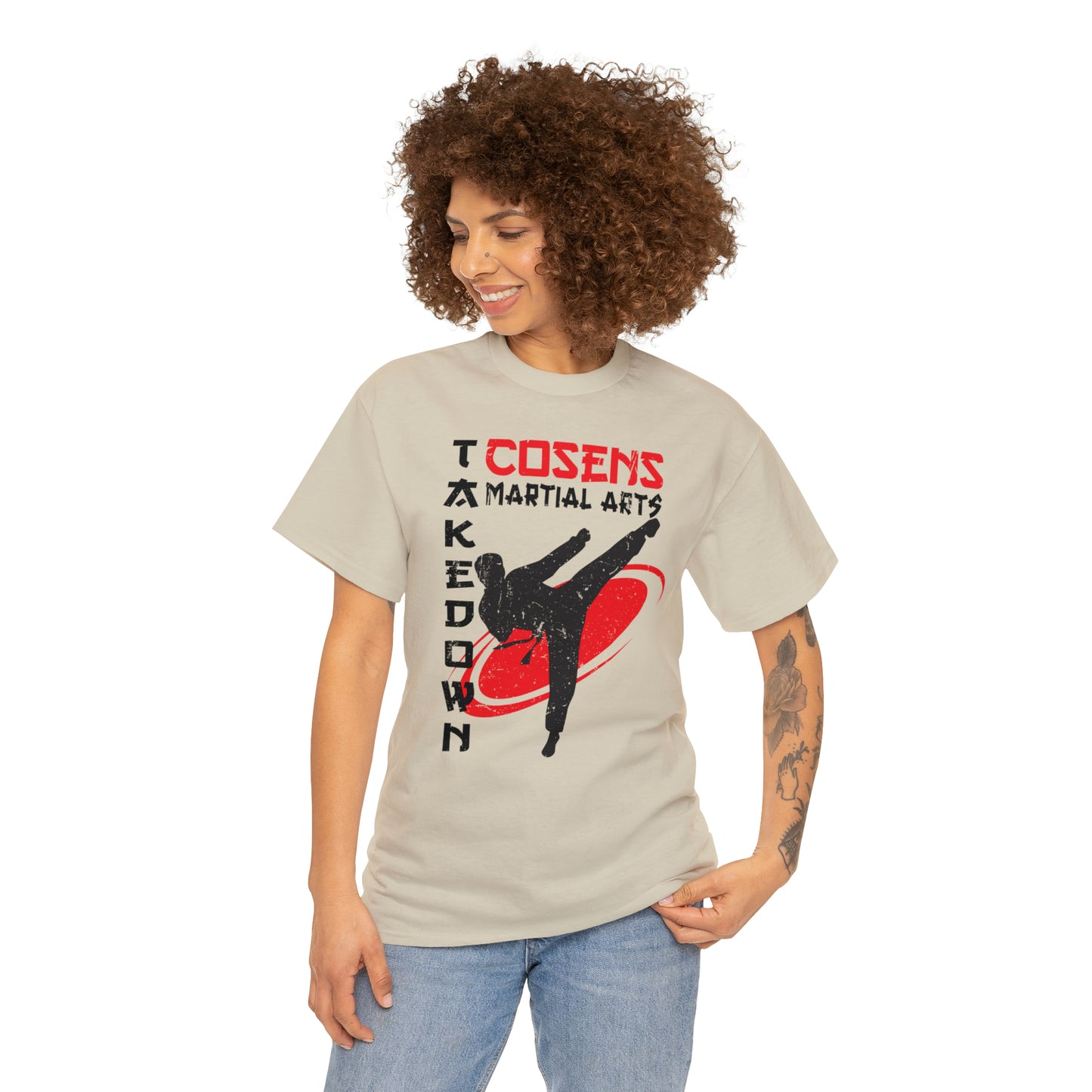 Adult "Takedown" Cosens Martial Arts Unisex Heavy Cotton Tee Unisex Heavy Cotton Tee