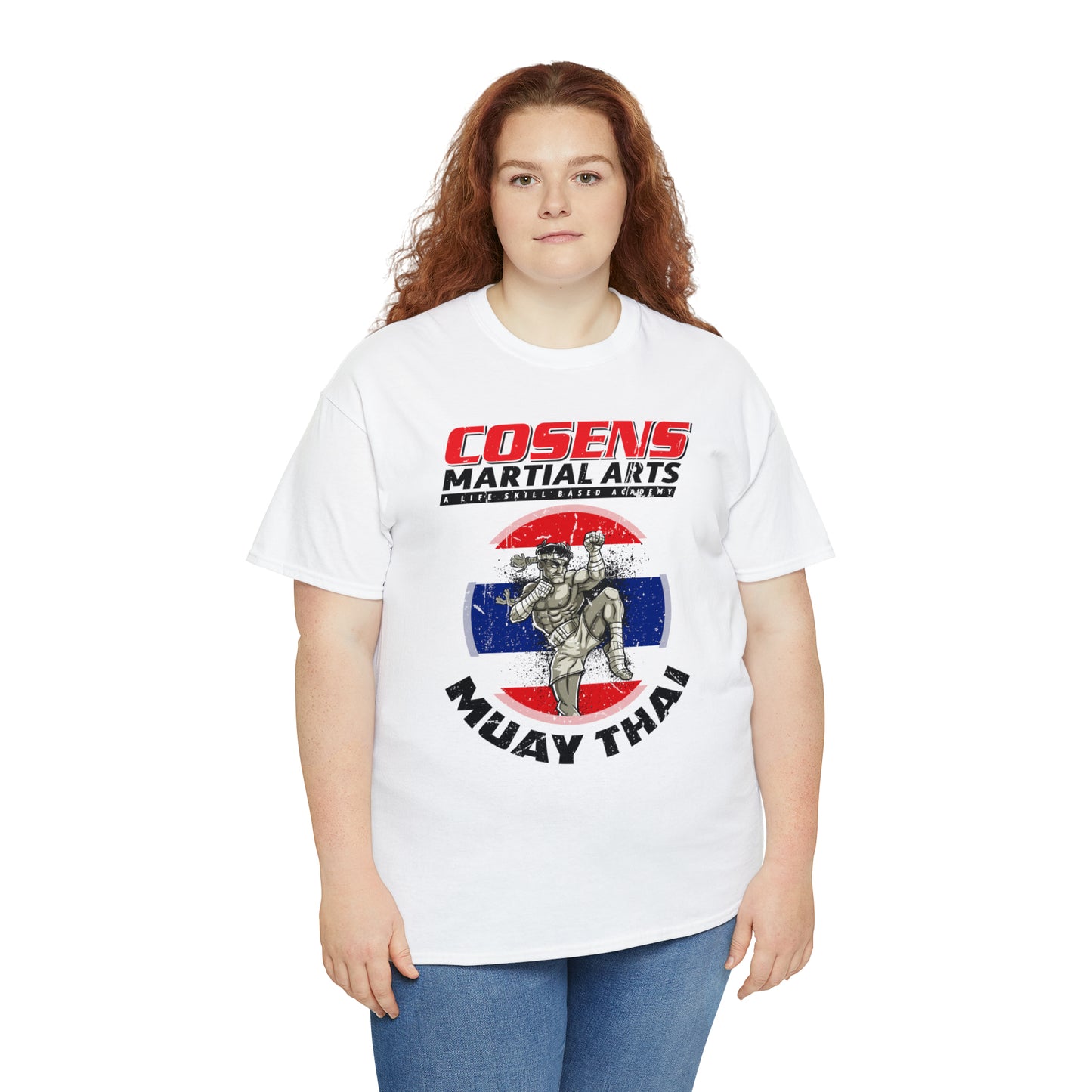 Adult "Muay Thai" Cosens Martial Arts Unisex Heavy Cotton Tee Unisex Heavy Cotton Tee