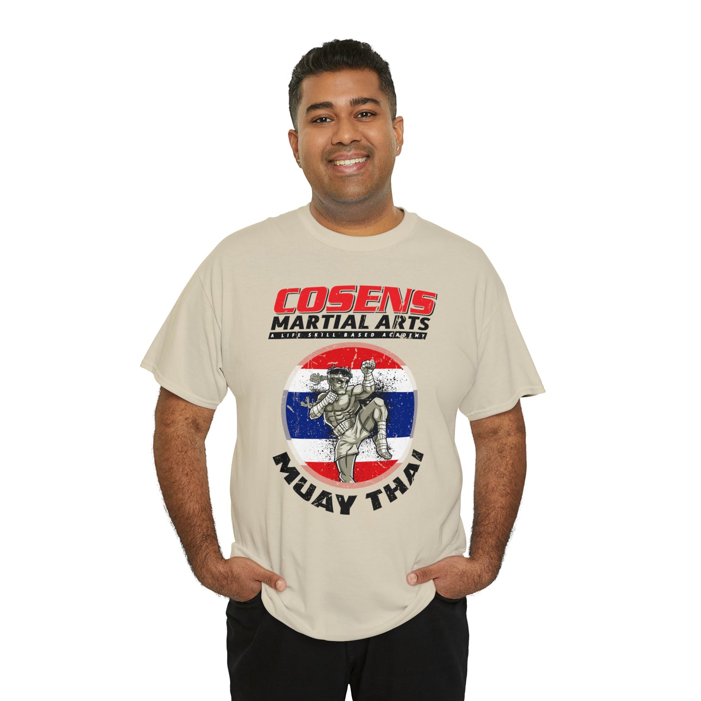 Adult "Muay Thai" Cosens Martial Arts Unisex Heavy Cotton Tee Unisex Heavy Cotton Tee