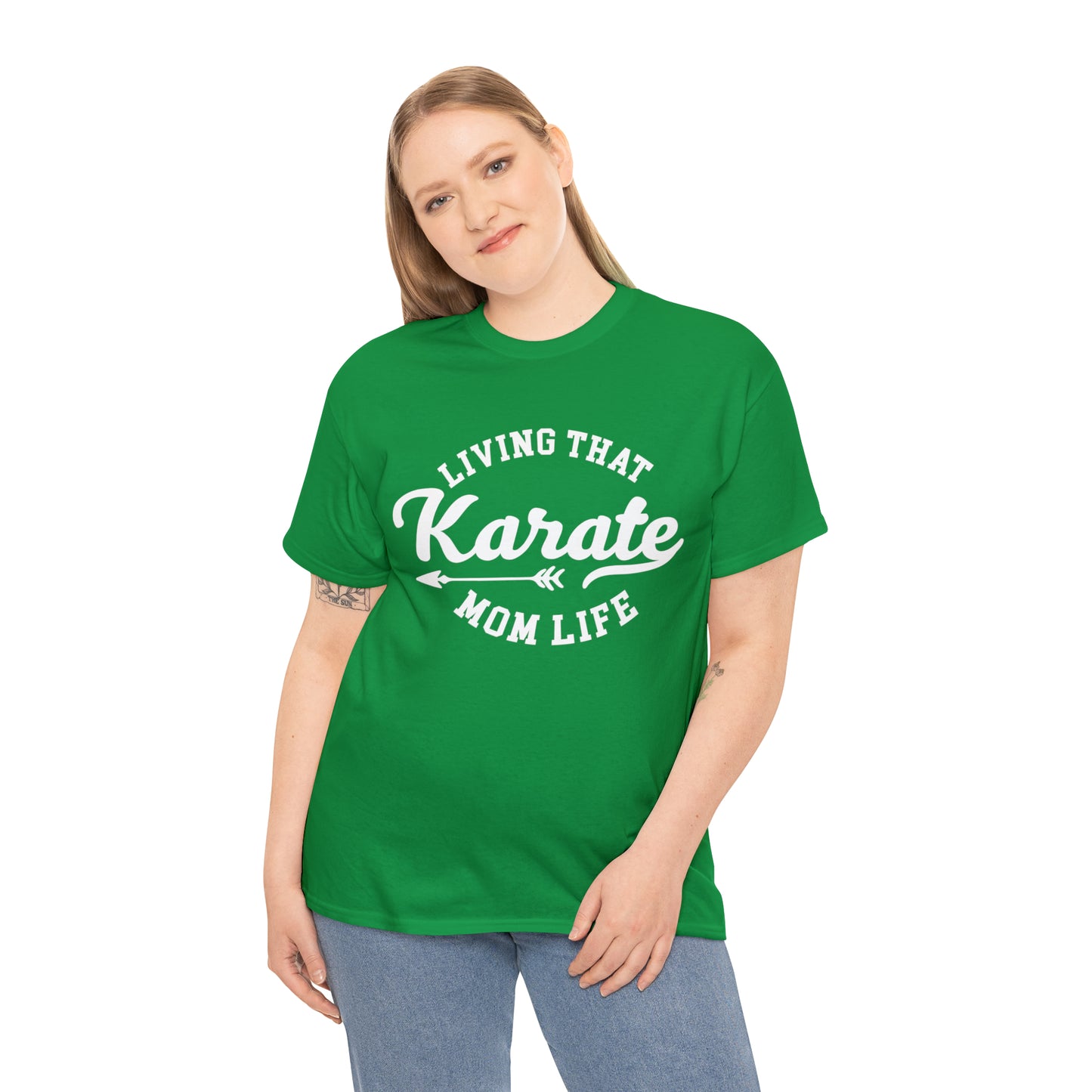 Karate Mom Life! Shirt For Mom, Heavy Cotton Tee