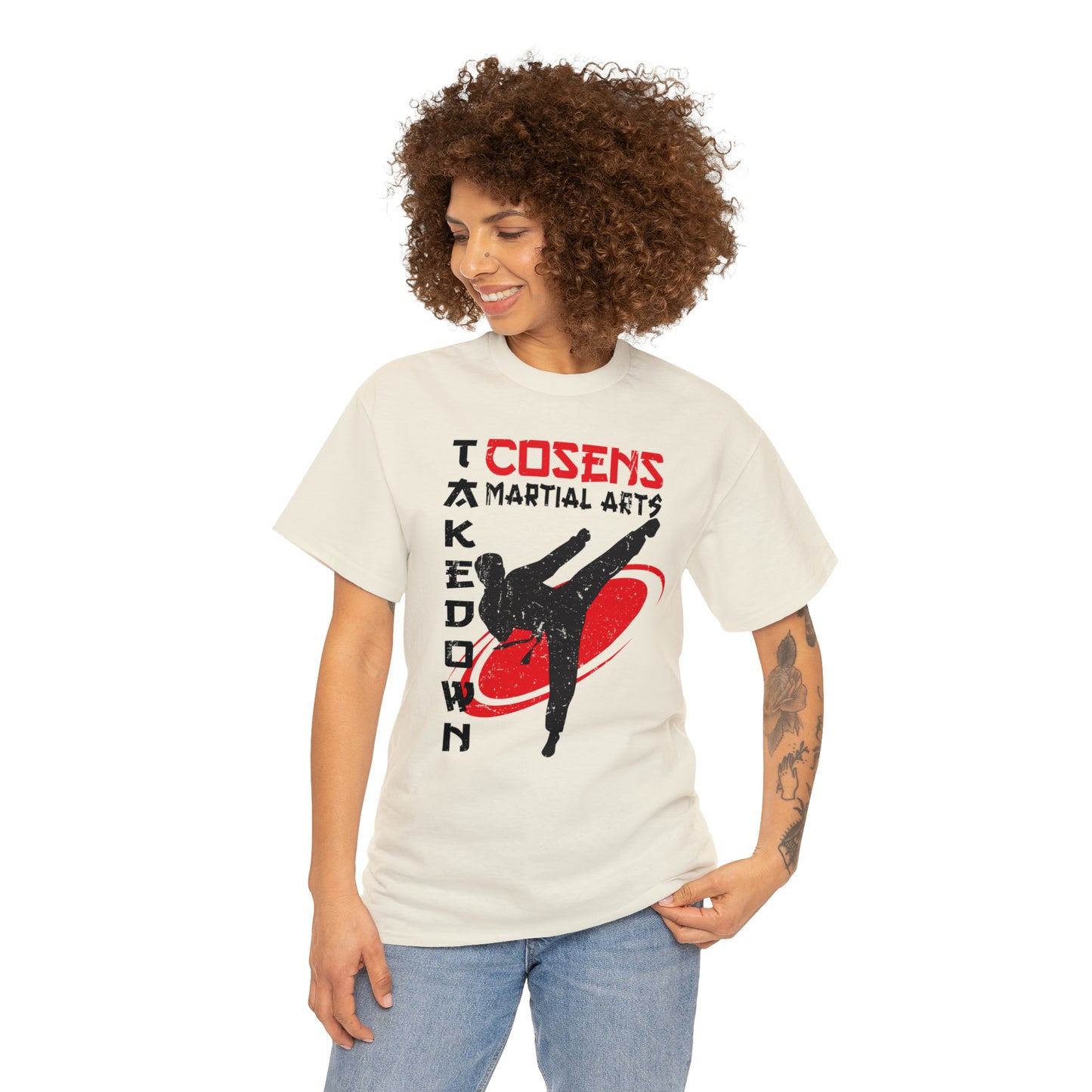 Adult "Takedown" Cosens Martial Arts Unisex Heavy Cotton Tee Unisex Heavy Cotton Tee