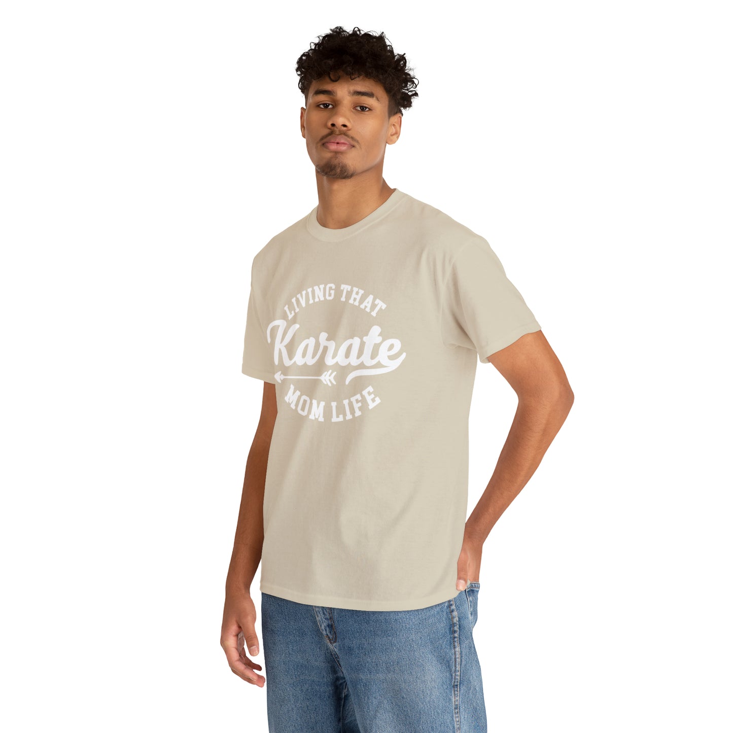 Karate Mom Life! Shirt For Mom, Heavy Cotton Tee