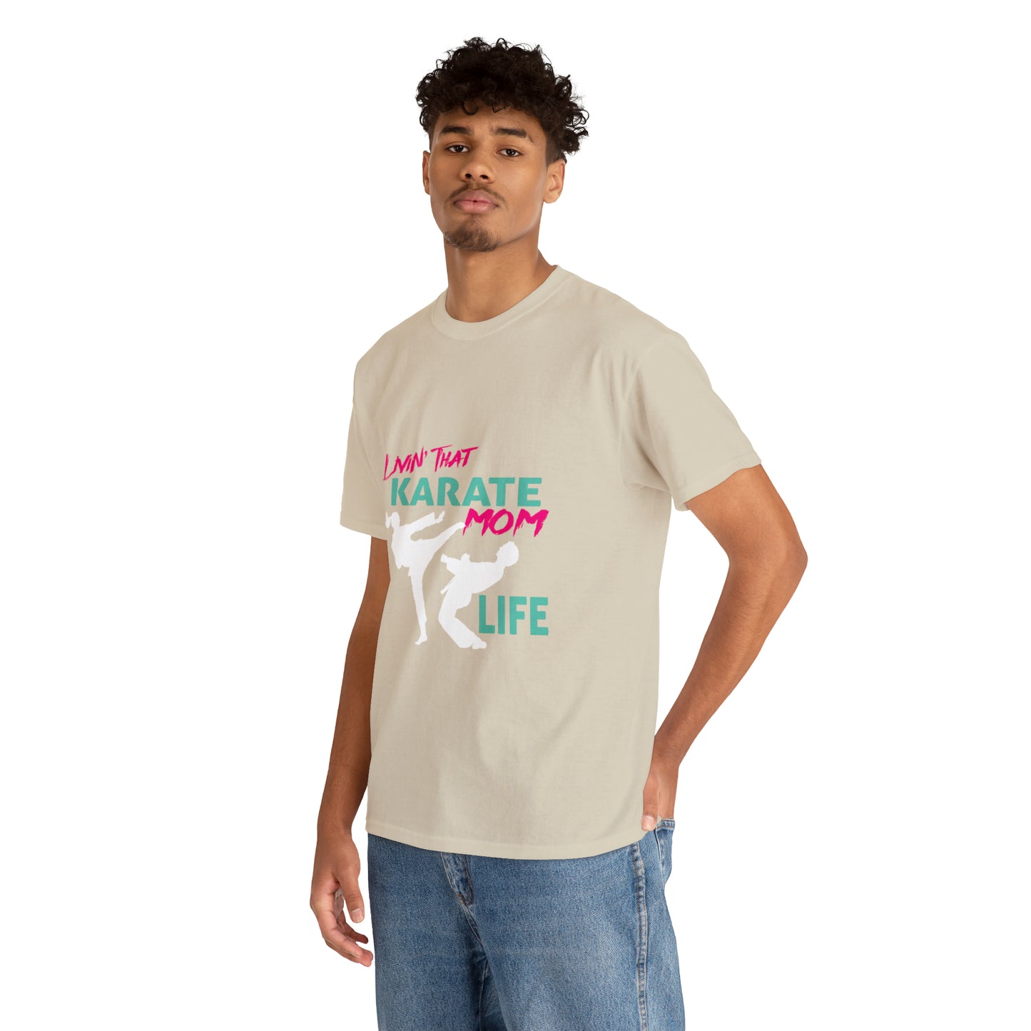 Copy of Livin' That Karate Mom Life Heavy Cotton Tee