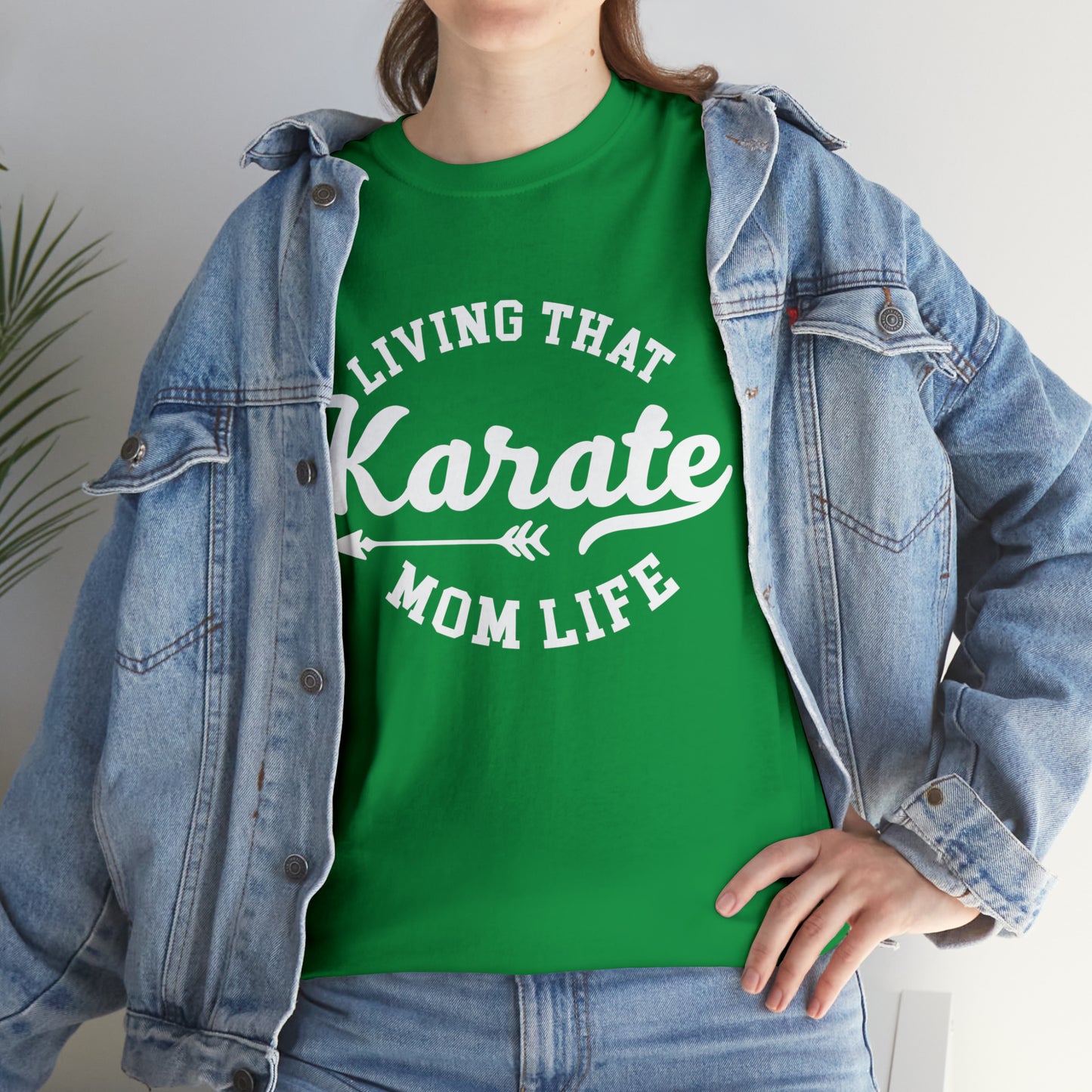 Karate Mom Life! Shirt For Mom, Heavy Cotton Tee