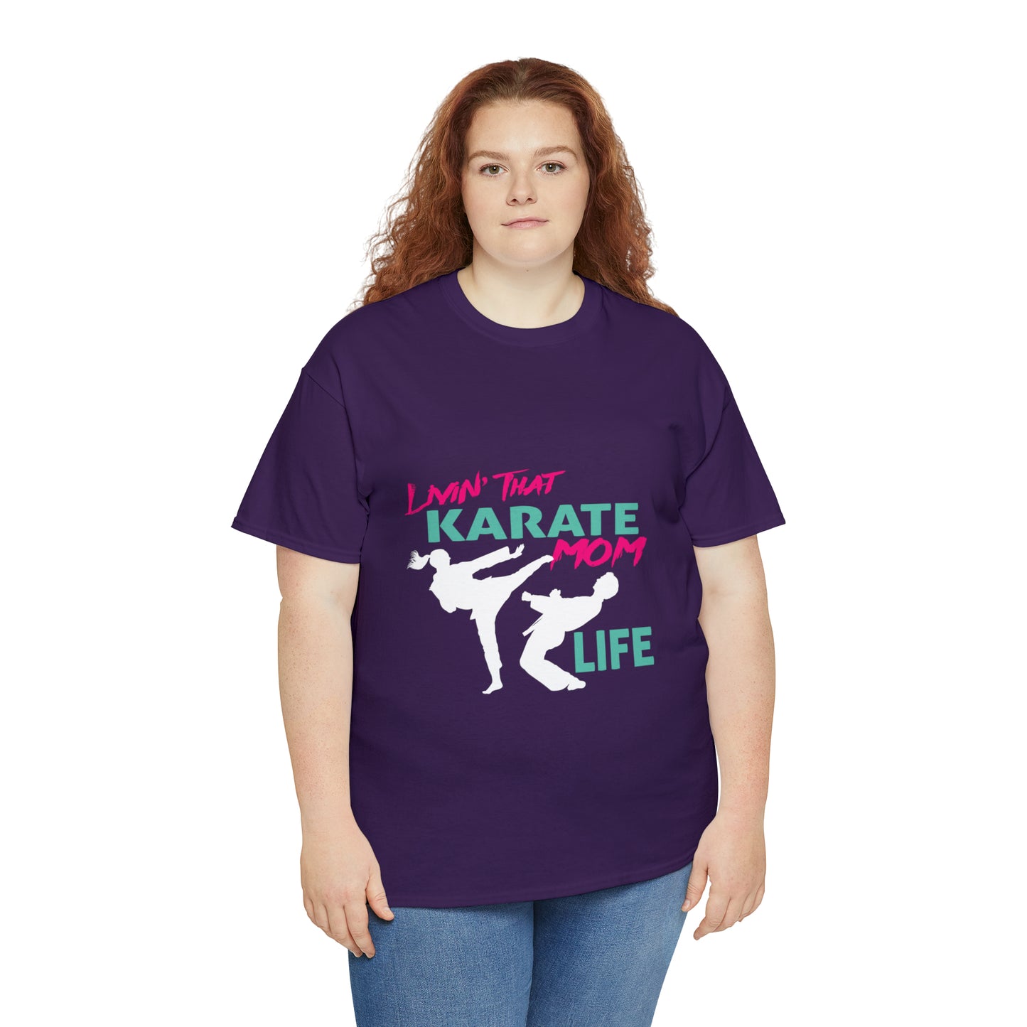 Copy of Livin' That Karate Mom Life Heavy Cotton Tee