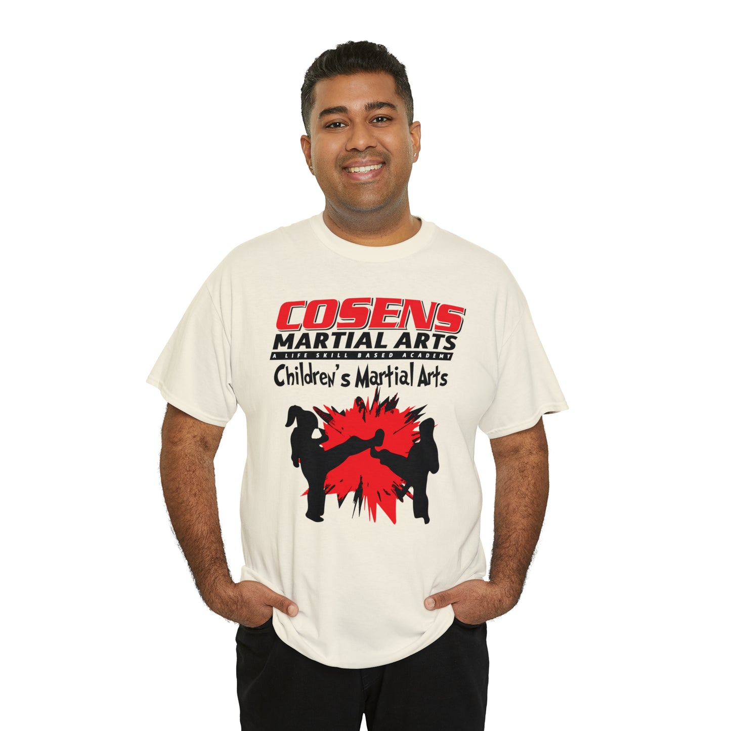 Adult "Childrens Martial Arts" Cosens Martial Arts Unisex Heavy Cotton Tee Unisex Heavy Cotton Tee