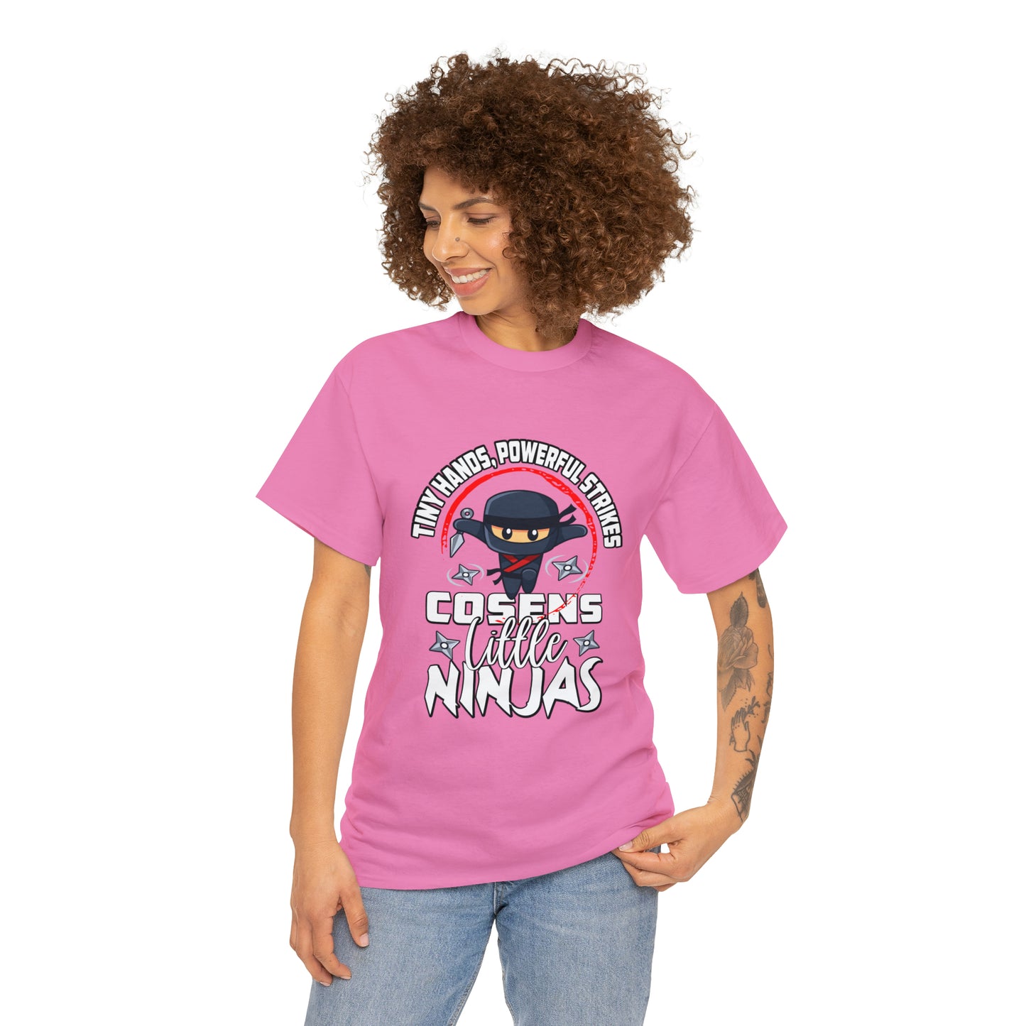 Little Ninjas Adult Unisex Heavy Cotton Tee