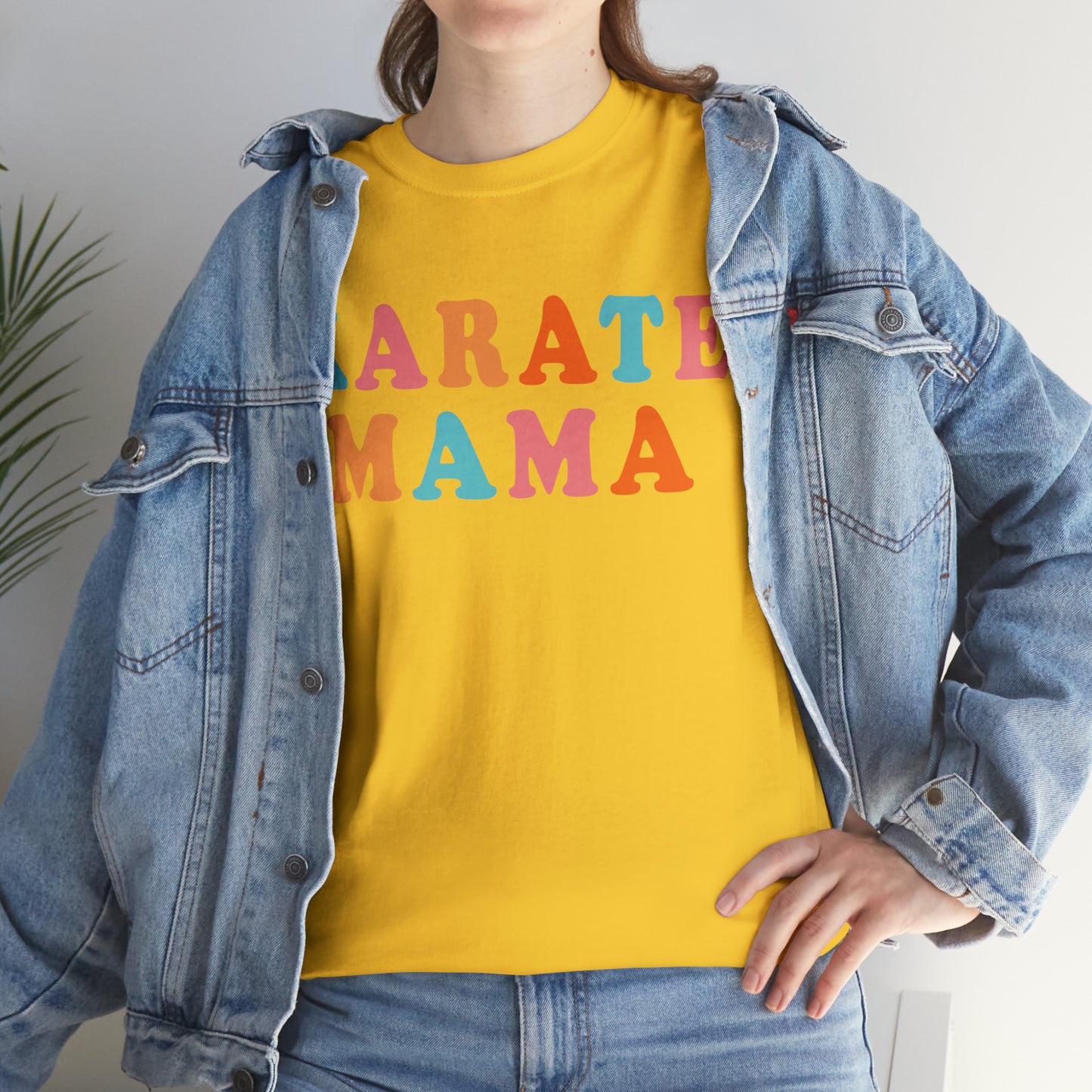 Karate Mama, Shirt For Mom, Heavy Cotton Tee