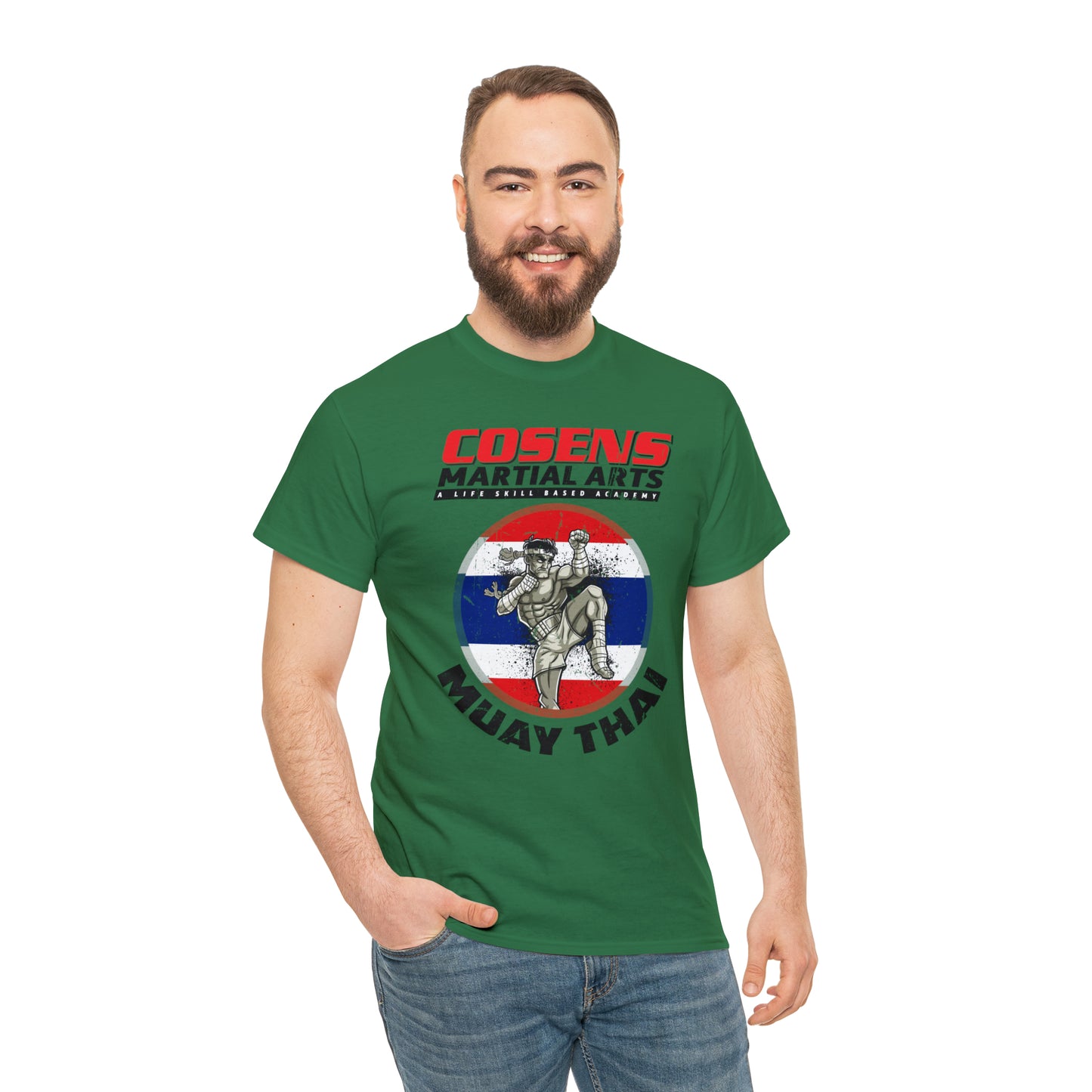 Adult "Muay Thai" Cosens Martial Arts Unisex Heavy Cotton Tee Unisex Heavy Cotton Tee