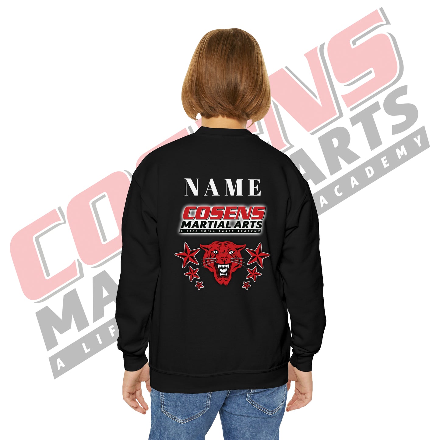 Youth Custom Crewneck Sweatshirt (Name on Back)