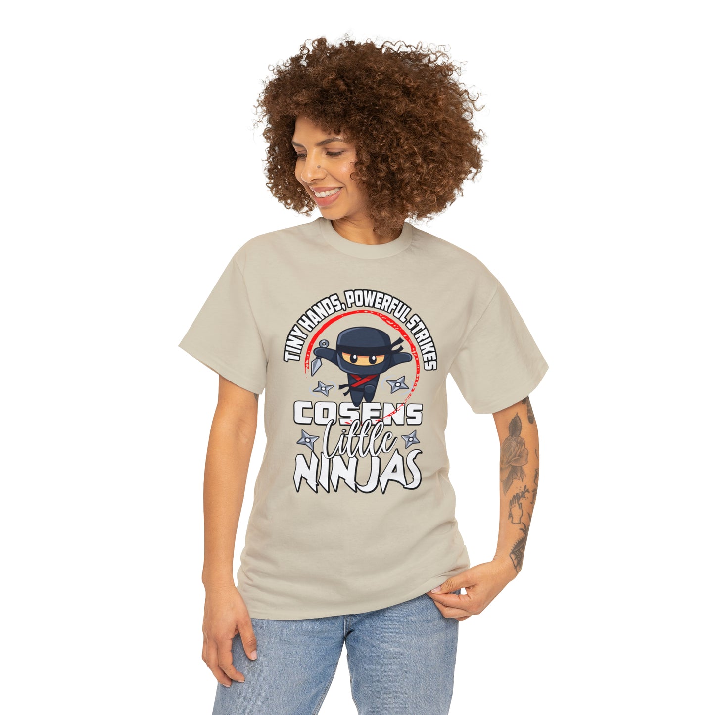 Adult "Little Ninjas" Cosens Martial Arts Unisex Heavy Cotton Tee Unisex Heavy Cotton Tee