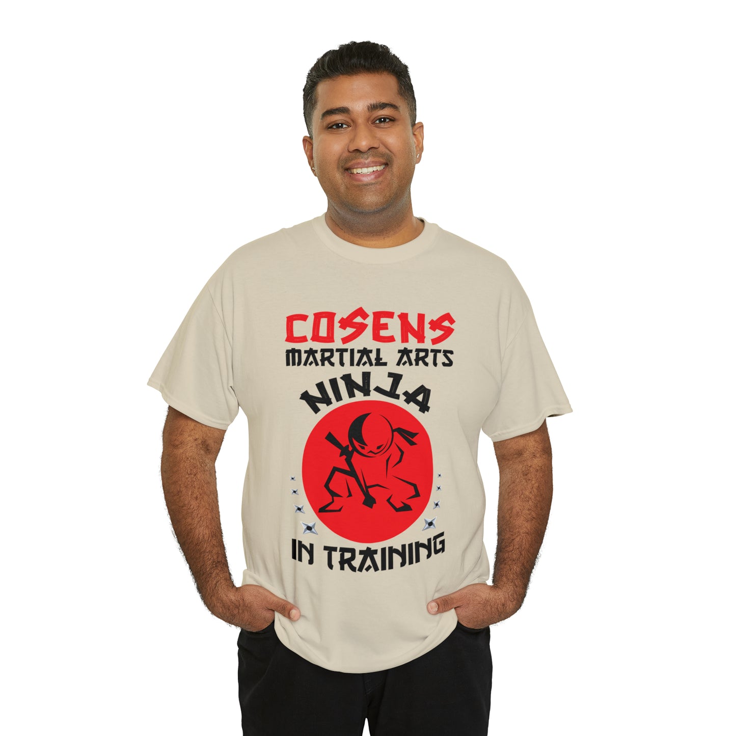 Adult "Ninja in Training" Unisex Heavy Cotton Tee