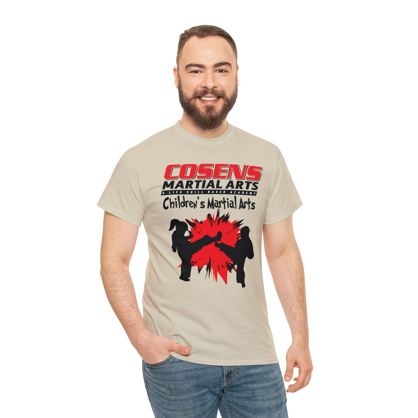 Adult "Childrens Martial Arts" Cosens Martial Arts Unisex Heavy Cotton Tee Unisex Heavy Cotton Tee