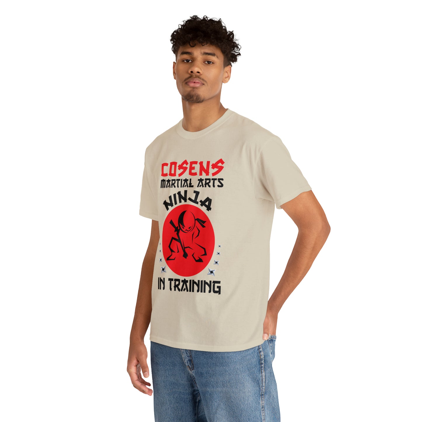 Adult "Ninja in Training" Unisex Heavy Cotton Tee
