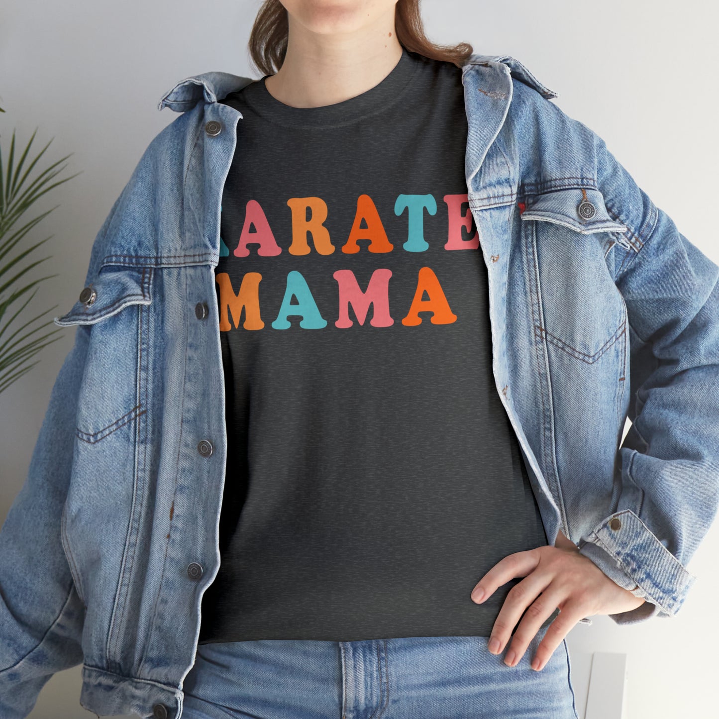 Karate Mama, Shirt For Mom, Heavy Cotton Tee