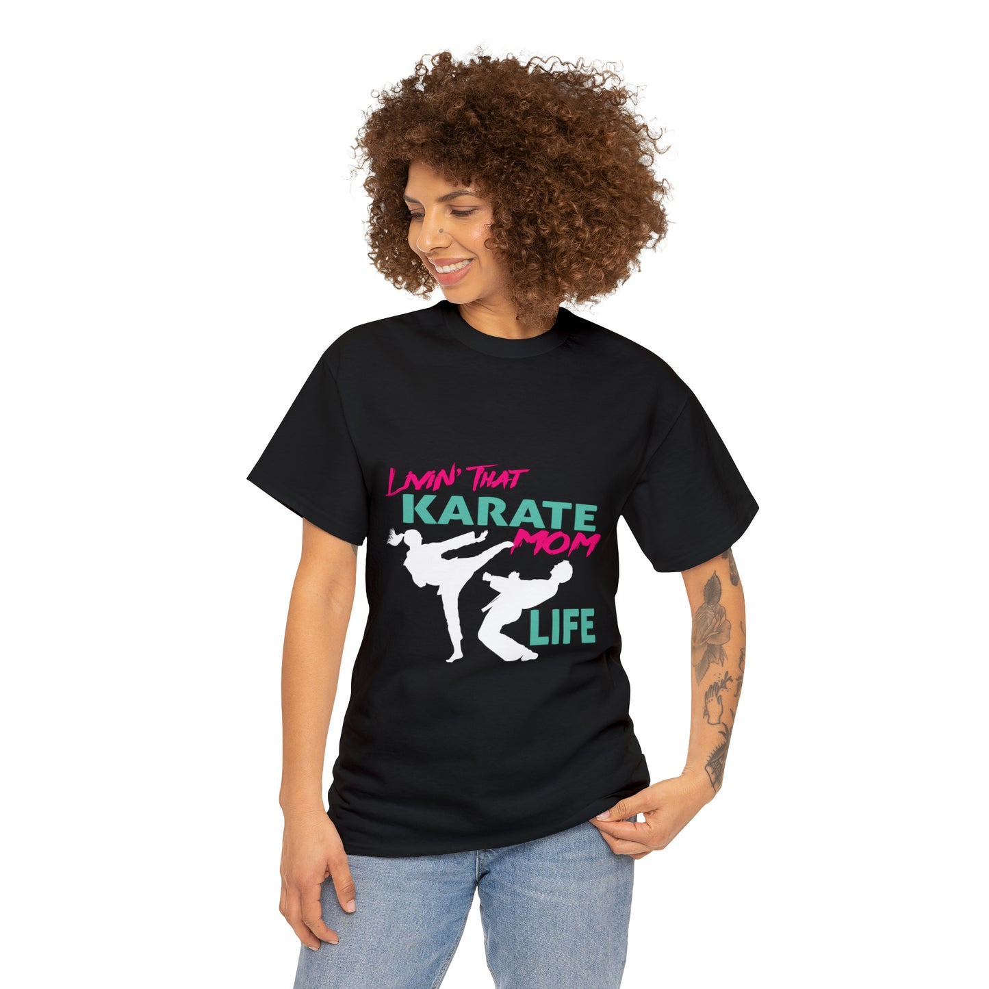 Copy of Livin' That Karate Mom Life Heavy Cotton Tee