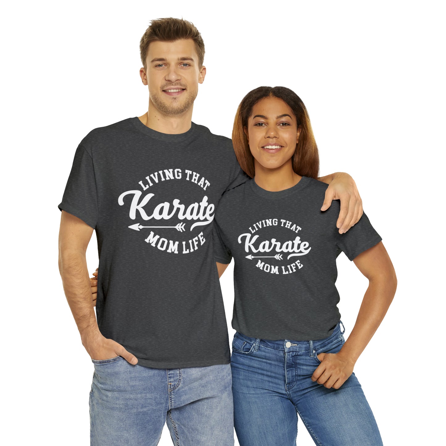 Karate Mom Life! Shirt For Mom, Heavy Cotton Tee