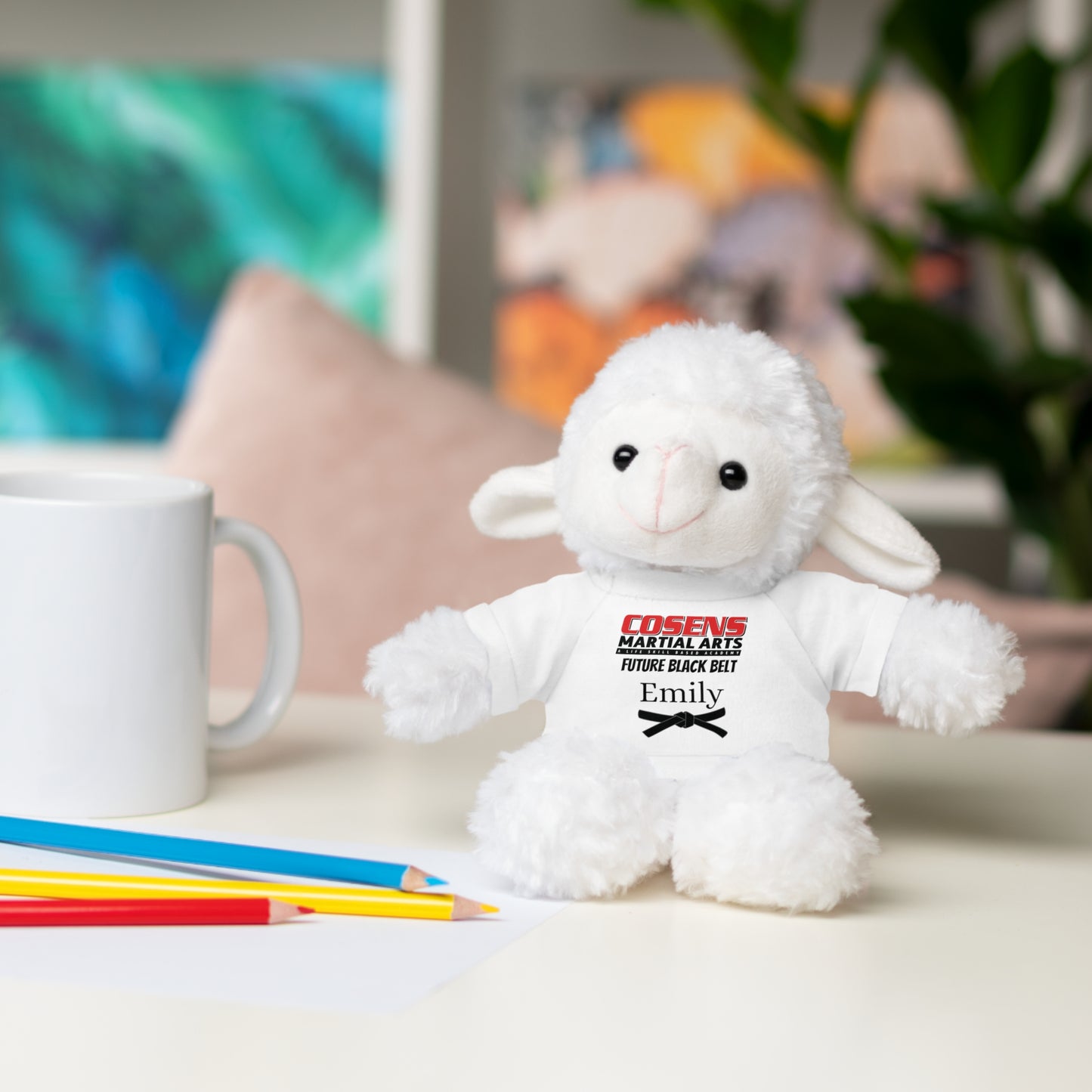 Personalized Cuddle Buddy for Your Little Martial Artist!