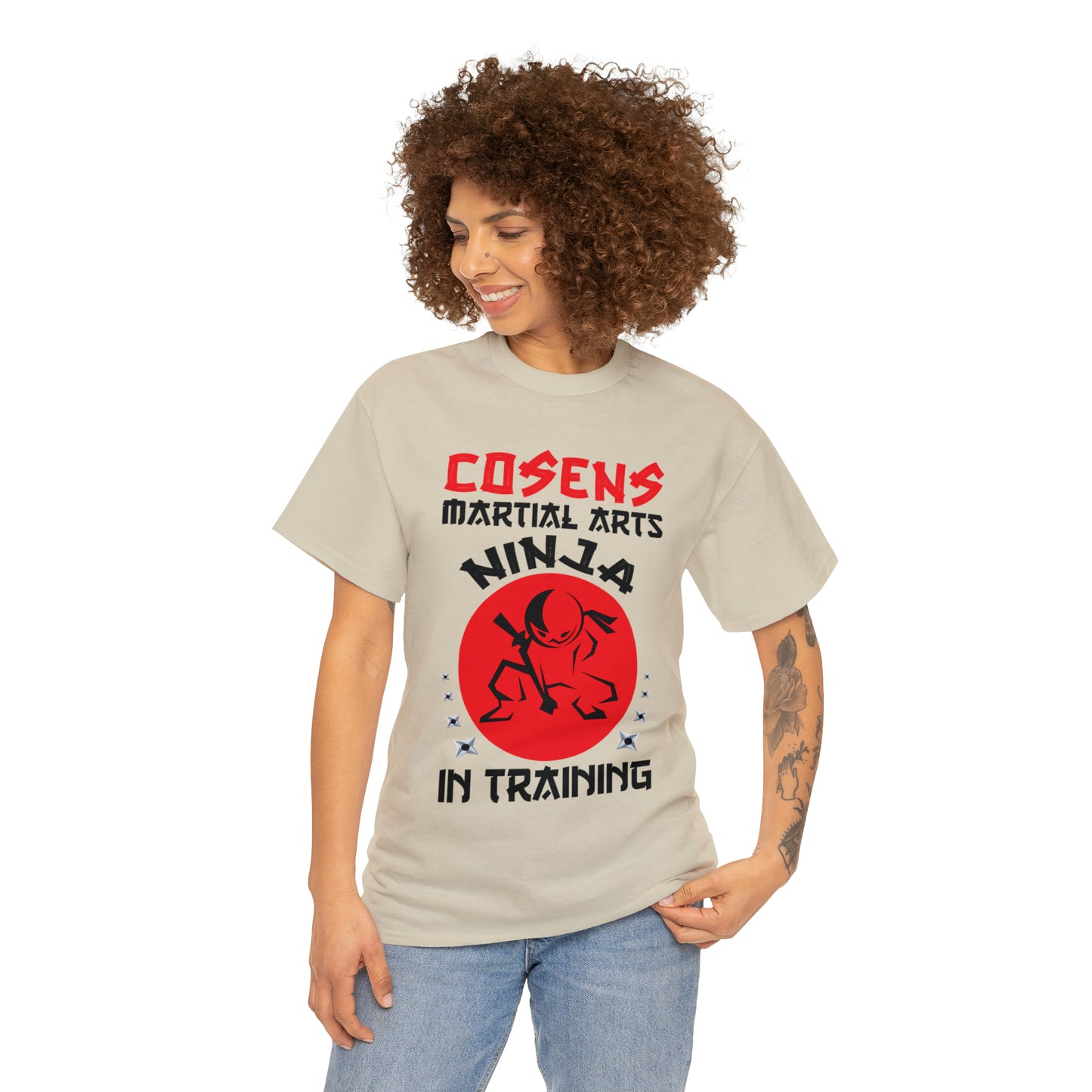 Adult "Ninja in Training" Unisex Heavy Cotton Tee