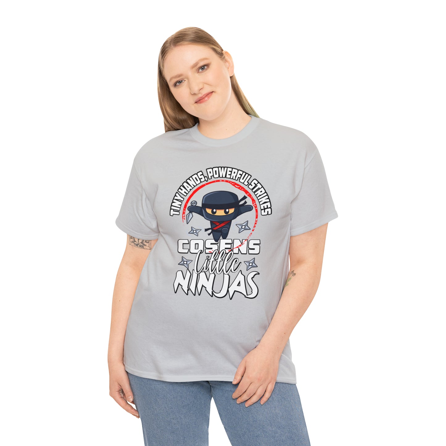 Adult "Little Ninjas" Cosens Martial Arts Unisex Heavy Cotton Tee Unisex Heavy Cotton Tee