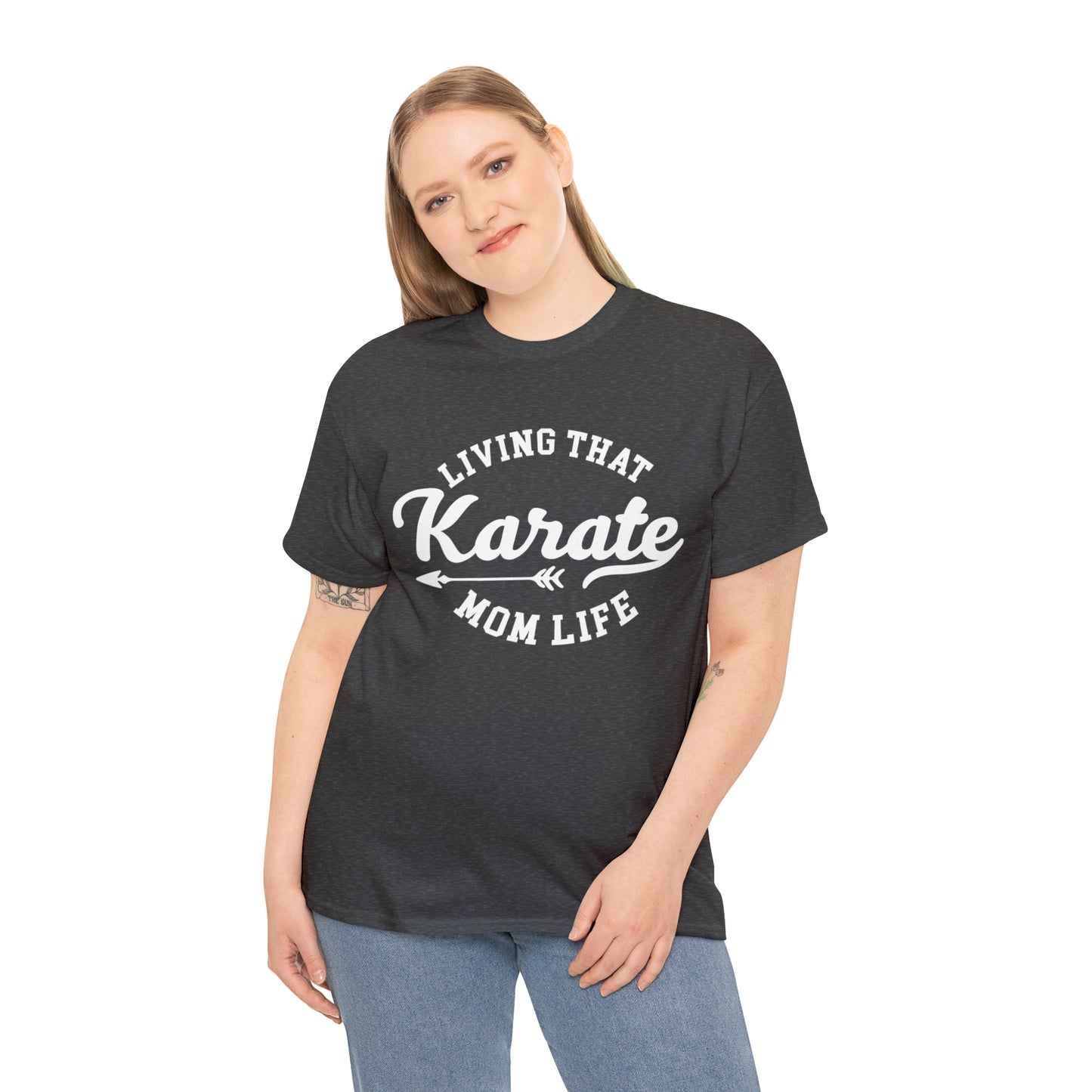 Karate Mom Life! Shirt For Mom, Heavy Cotton Tee