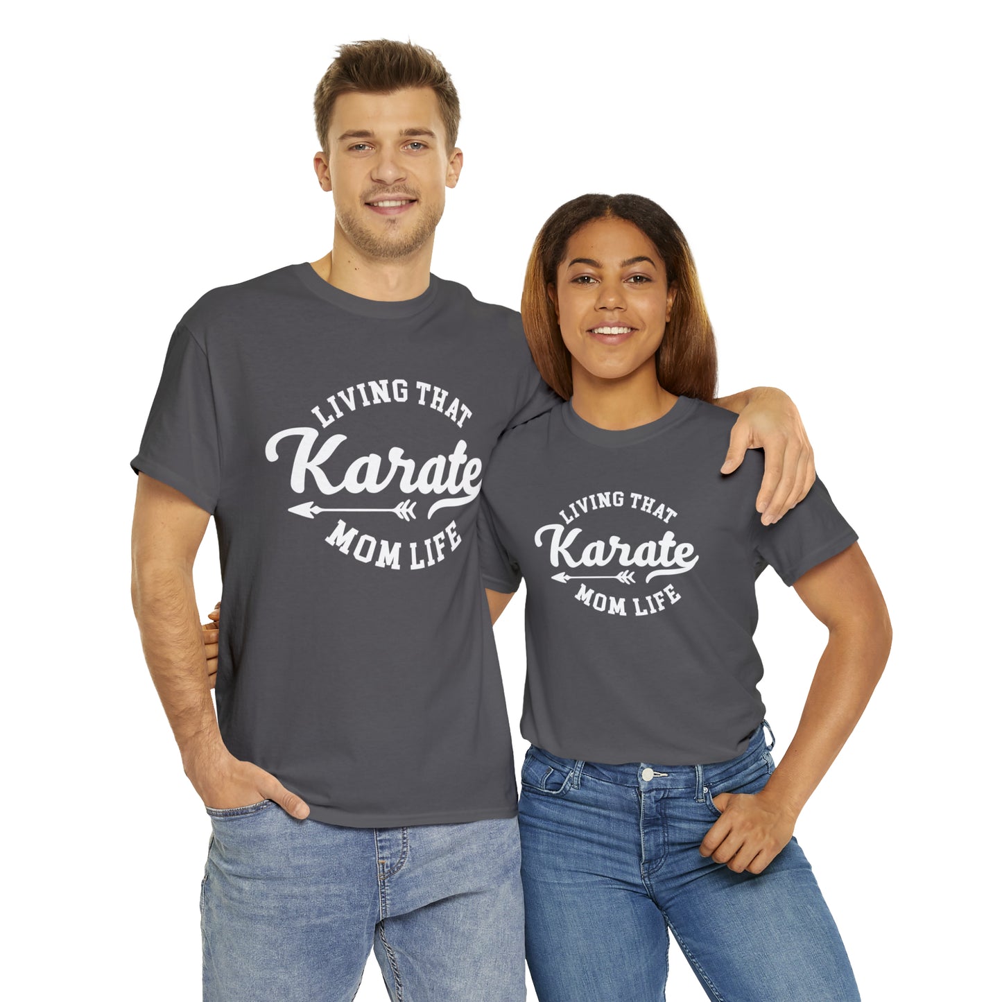Karate Mom Life! Shirt For Mom, Heavy Cotton Tee
